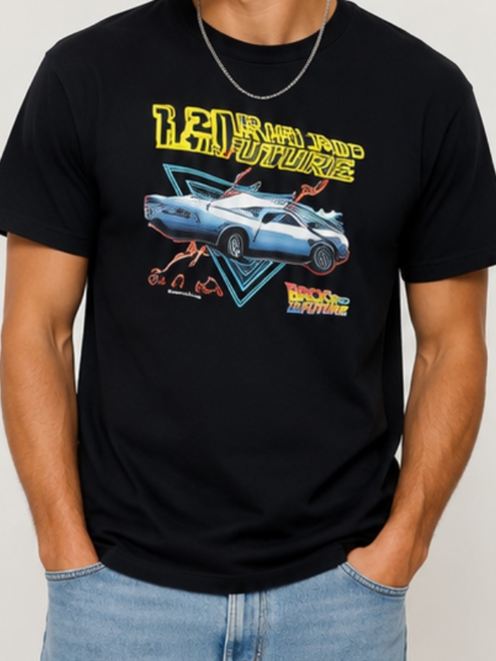 Back to the future tee large